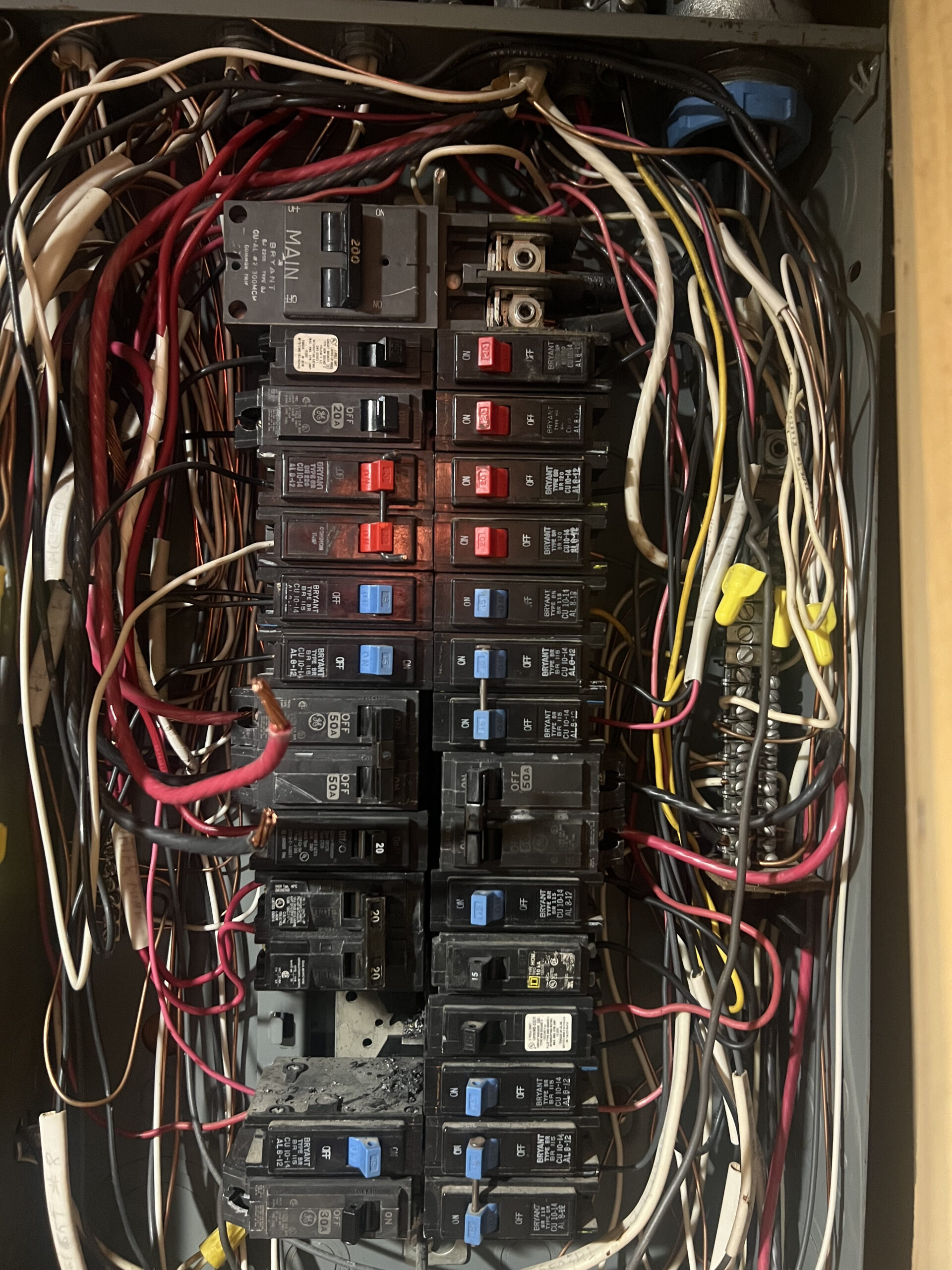 Electrical breaker panel wiring – Happy Electric