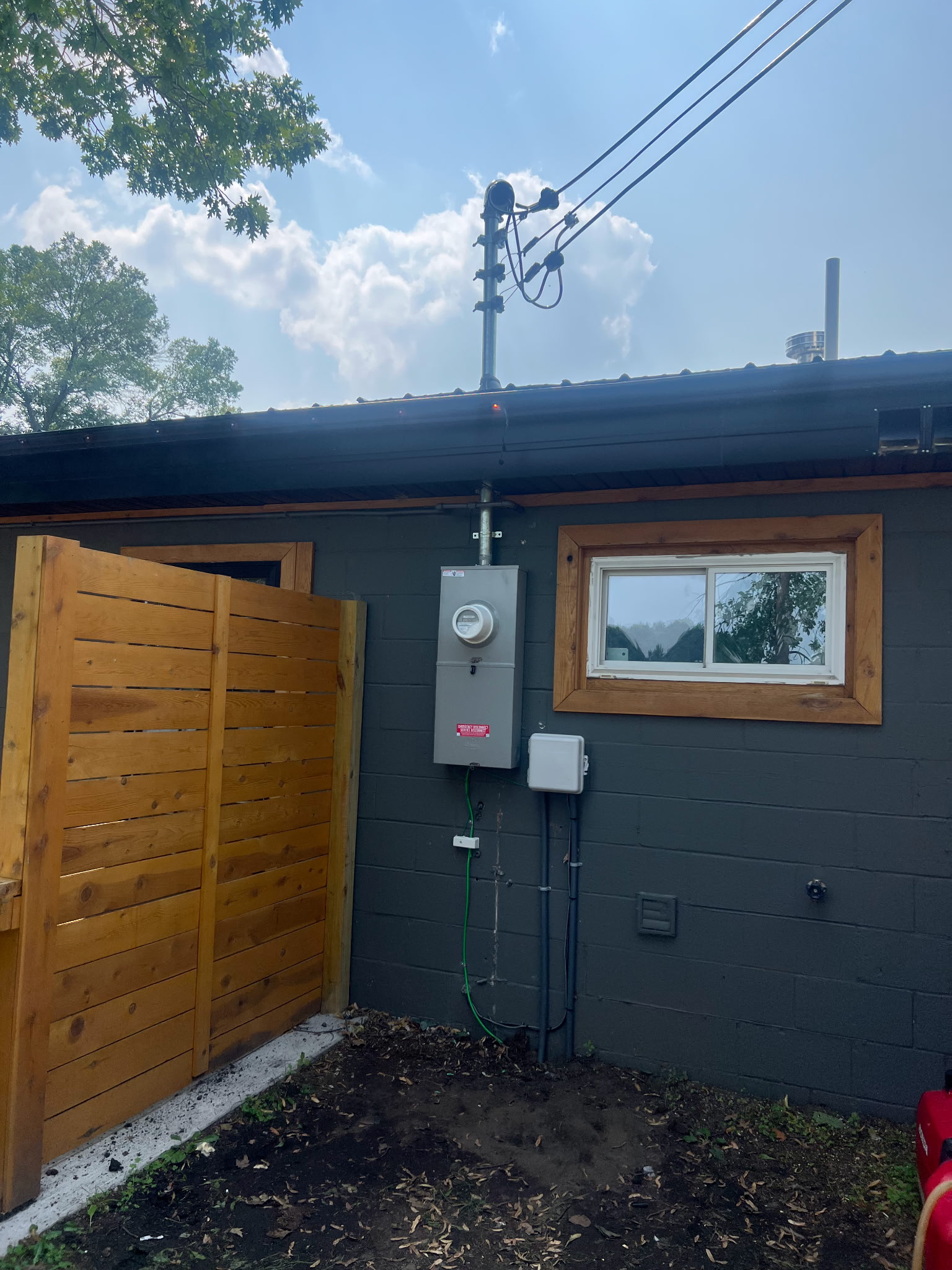 Electric meter and service line setup – Happy Electric